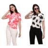 BUY NOW EXCLUSIVE OVERSIZE 2 T-SHIRT COMBO FOR WOMEN BY SHRIEZ