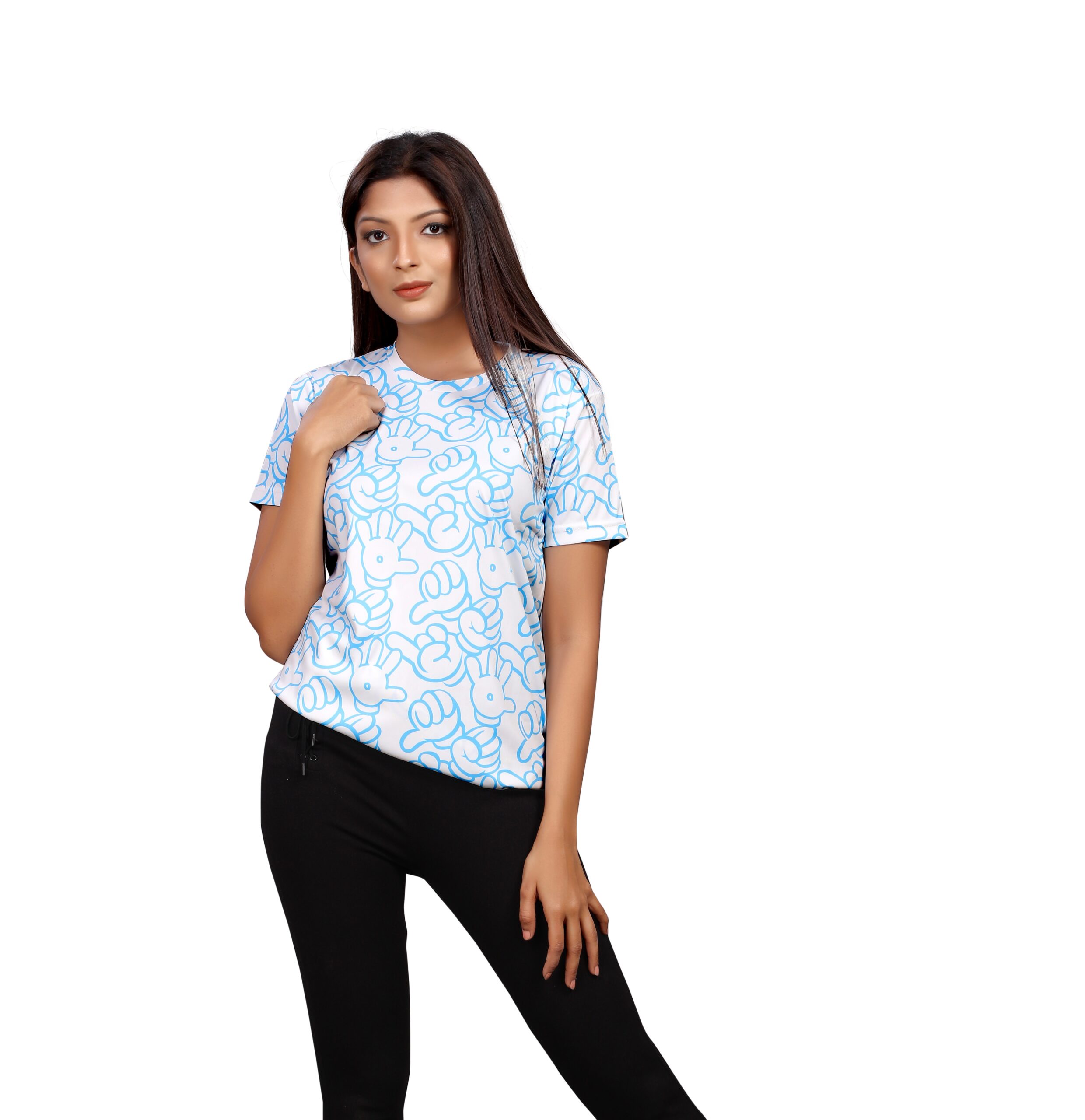 BEAUTIFUL SHRIEZ-20 OVERSIZED WOMEN DESIGNER T-SHIRT BY SHRIEZ