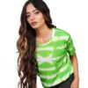 BEAUTIFUL SHRIEZ OVERSIZED GREEN WOMEN T-SHIRT BY SHRIEZ