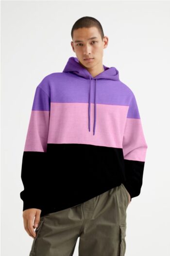 ATTRACTFUL COLORBLOCK MEN HOODIE COTTON BY SHRIEZ