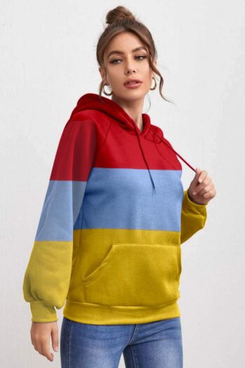 BEAUTIFUL COLORBLOCK HOODIES FOR WOMEN BY SHRIEZ