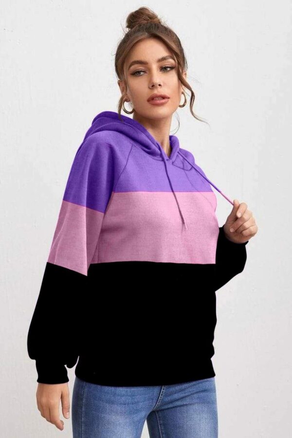 BEAUTIFUL COLORBLOCK HOODIES FOR WOMEN BY SHRIEZ